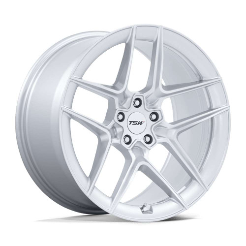 Tsw Tw008 Slipstream Wheels Rims 19x9.5 5x112 Gloss Silver W/ Machined Face 25mm | TW008SD19955725