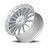 Curva Cff75 Wheels Rims 19x9 Blank Custom Drilled Silver Machined Face Satin Lacquer 28mm | CFF75-1990BLNK2873SMFS