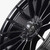 Curva Cff75 Wheels Rims 20x9 Blank Custom Drilled Gloss Black 35mm | CFF75-2090BLNK3573B