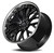 Curva Cff76 Wheels Rims 20x9 Blank Custom Drilled Gloss Black Stainless Lip 35mm | CFF76-2090BLNK3573BSL