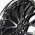 Curva Cff76 Wheels Rims 20x9 Blank Custom Drilled Gloss Black Machined Face Dark Tint Stainless Lip 35mm | CFF76-2090BLNK3573TBCL