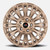 Hardrock Offroad H110 Wheels Rims 17x9 5x127 Satin Bronze -12mm | H110-179073112BR