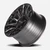 Hardrock Offroad H110 Wheels Rims 17x9 6x139.7 Satin Black 1mm | H110-179083001BB