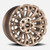 Hardrock Offroad H110 Wheels Rims 17x9 6x139.7 Satin Bronze -12mm | H110-179083112BR