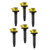 ACCEL Ignition Coil - SuperCoil Series - 2007-2016 Ford 3.5L/3.7L V6 Yellow 6-pack | BDDP 140061-6