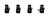 ACCEL Ignition Coils - 2014-2019 VW/Audi 1.8/2.0L Engines 4-Pack Black | BDDP 140088K-4
