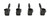 ACCEL Ignition Coils - 2014-2019 VW/Audi 1.8/2.0L Engines 4-Pack Black | BDDP 140088K-4