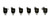 ACCEL Ignition Coil 2017-2020 Ford EcoBoost 3.5L engines Black 6-pack | BDDP 140647K-6