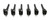 ACCEL Ignition Coil 2017-2020 Ford EcoBoost 3.5L engines Black 6-pack | BDDP 140647K-6