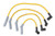 ACCEL Spark Plug Wire Set - Super Stock Spiral 8mm - 77-80 Ford Fiesta - Yellow | BDDP 5153