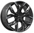 RTX Venom Wheels Rims 17x7.5 5x114.3 Gloss Black Machined 42mm | 083354
