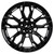 RTX Spur Wheels Rims 18x8 5x114.3 Gloss Black 40mm | 083477