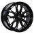 RTX Spur Wheels Rims 18x8 5x114.3 Gloss Black 40mm | 083477