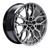 RTX Spur Wheels Rims 17x7.5 5x114.3 Hyper Black 40mm | 083479
