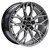 RTX Spur Wheels Rims 17x7.5 5x114.3 Hyper Black 40mm | 083479