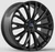 RTX Vv01 Wheels Rims 19x7.5 5x108 Gloss Black 45mm | 083577