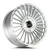 Strada Sf68 Martello Wheels Rims 22x9 5x115 5x120 Brushed Silver 15mm | SF6829051620BFS