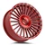 Strada Sf68 Martello Wheels Rims 22x9 5x115 5x120 Milled Candy Red 20mm | SF6829051620RML