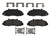 Baer Brake Systems Claw Brake Pads Front | BKCZ D0679