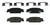 Baer Brake Systems Claw Brake Pads Rear | BKCZ D0922