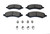 Baer Brake Systems Claw Brake Pads Front | BKCZ D1084