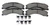 Baer Brake Systems Claw Brake Pads Front | BKCZ D1565B