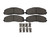 Baer Brake Systems Claw Brake Pads Front | BKCZ D1680B