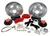 Baer Brake Systems "Baer Brakes 13"" SS4 Front Brake Kit Silver SDZ Std. Studs" | BKCZ 4301526S