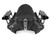Holley EFI Holley Lo-Ram Manifold Kit Dual Injector- Black - GM LS3/L92 | GVMR 300-683BK
