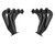 Flowtech Tight Fit Block Hugger Headers - Black Paint | CJWH 11706FLT