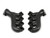 Flowtech LS Swap Exhaust Manifolds - Black Ceramic Finish | CJWH 31730-3FLT