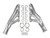 Flowtech Small Block Ford Turbo Headers - Ceramic Coated | CJWH 32166FLT