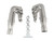 Hooker Racingheart 3-Step Dragster Headers - Chrome | BBVM 2502-6HKR