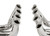 Hooker Racingheart 3-Step Dragster Headers - Chrome | BBVM 2502-6HKR