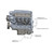 Hooker BlackHeart LS Swap Exhaust Manifolds - Rear Dump - Natural Cast | JVRB 8505HKR