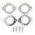 Hooker BlackHeart LS Swap Exhaust Manifolds - Rear Dump - Natural Cast | JVRB 8505HKR