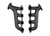 Hooker BlackHeart LT Swap Exhaust Manifolds - Black Ceramic Finish | JVRB BHS518