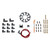 MSD Super Conductor Spark Plug Wire Set Chevy Pro Stock Head | BCCX 30839