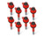 MSD Ignition Coil - Blaster - Ford Shelby GT350/500 5.2L V8 - Red - 8-Pack | BCCX 824528