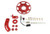 MSD Crank Trigger Wheel Kit - Flying Magnet - Hall-Effect- SBC - 7 in. | BCCX 86101