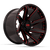 Xm Offroad Xm-301 Wheels Rims 24x12 5x115 5x127 Gloss Black W/ Red Milling -44mm | XM301241251155127-4478GBRM
