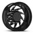 Adf Dually Contractor Wheels Rims 22x8.25 8x275 Gloss Black/Machined -168mm