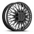 Adf Dually Rizz Wheels Rims 22x8.25 10x225 Gloss Black/Machined 145mm