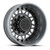 Adf Dually Mad Max Wheels Rims 20x8.25 10x225 Gunmetal W/ Black Accents -167mm