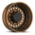 Adf Dually Mag Nuts Wheels Rims 26x8.25 8x165.1 Bronze W/ Black Accents -156mm