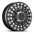 Adf Dually Mag Nuts Wheels Rims 22x8.25 8x165.1 Gloss Black/Machined W/ Gunmetal Accents 145mm