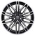 Edge Street 352Mb Wheels Rims 17x7.5 5x112 5x114.3 Gloss Black Machined Face 40mm | 352MB-7755940