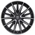 Edge Street 353Mb Wheels Rims 17x7.5 5x114.3 5x120 Gloss Black Machined Face 40mm | 353MB-7755740