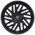 Edge Street 355B Wheels Rims 17x7.5 5x108 5x114.3 Gloss Black 40mm | 355B-7751440