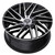 Edge Street 355Mb Wheels Rims 17x7.5 5x100 5x114.3 Gloss Black Machined Face 40mm | 355MB-7751840